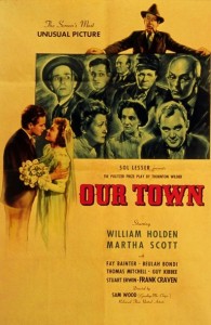 Our Town (1940) Sam Wood, William Holden, Martha Scott, Fay Bainter