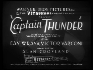Captain Thunder 1930