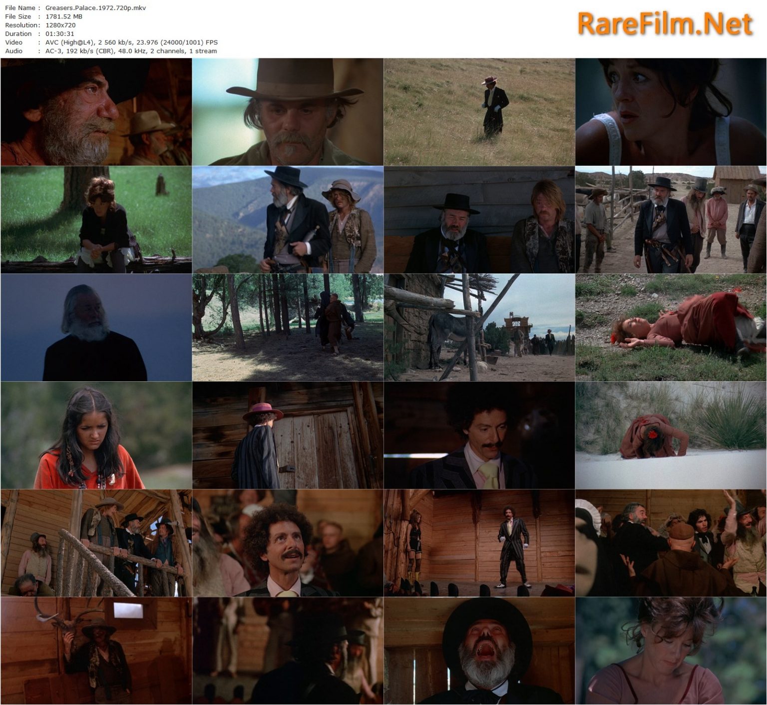 Greaser’s Palace (1972) Robert Downey Sr., Albert Henderson, Michael