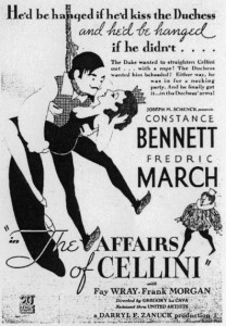 The Affairs of Cellini 1934