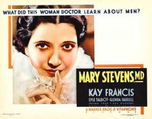 Mary Stevens MD 1933