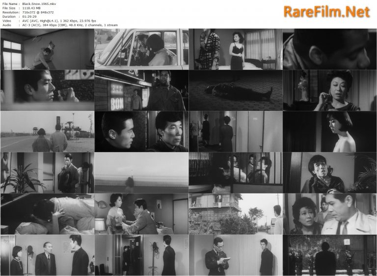 Black Snow (1965) Tetsuji Takechi, Kotobuki Hananomoto, Chitose Kurenai