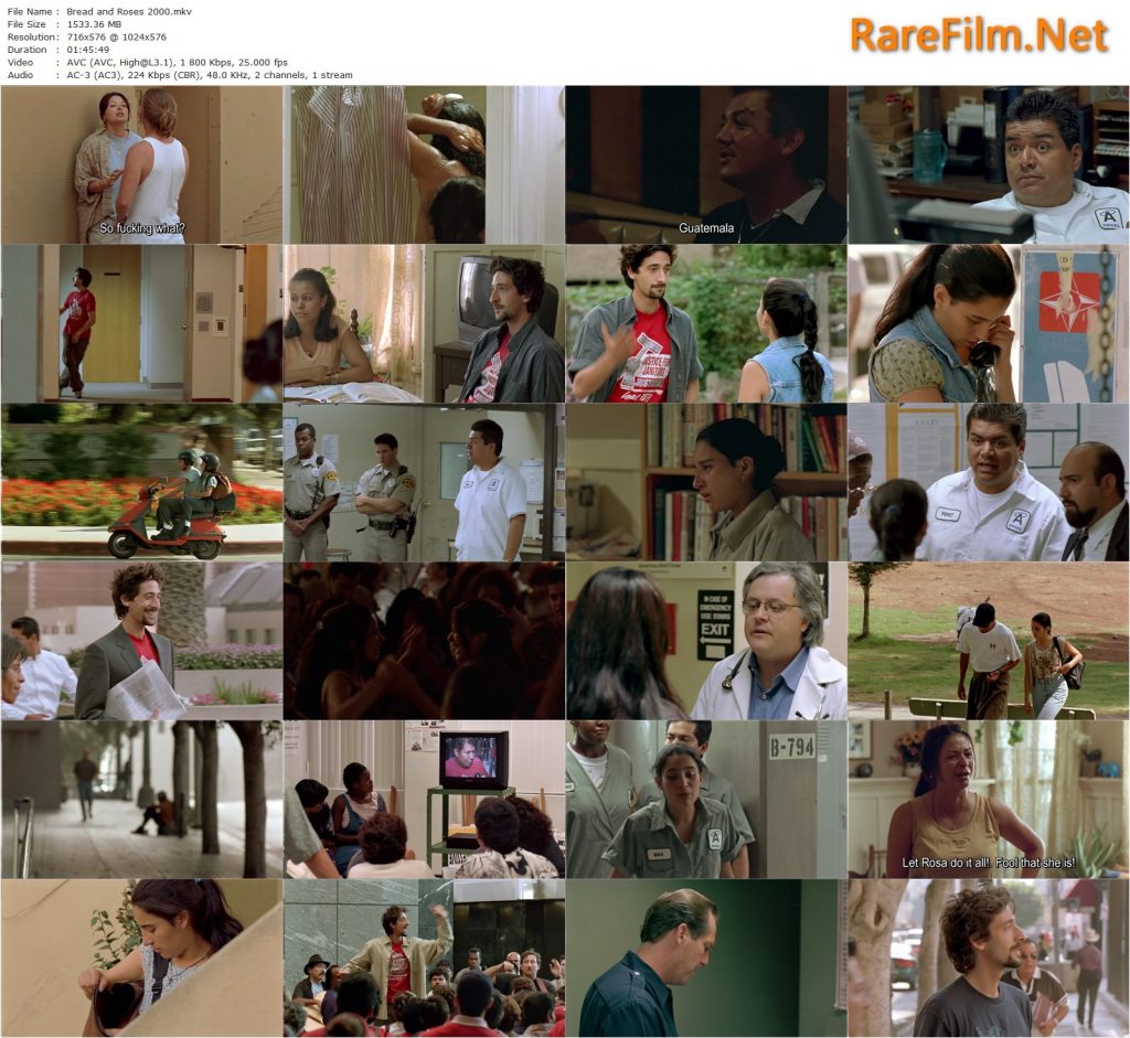 Bread and Roses (2000) Ken Loach, Pilar Padilla, Adrien Brody, Elpidia Carrillo RareFilm