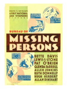 Bureau of Missing Persons (Roy Del Ruth, 1933)