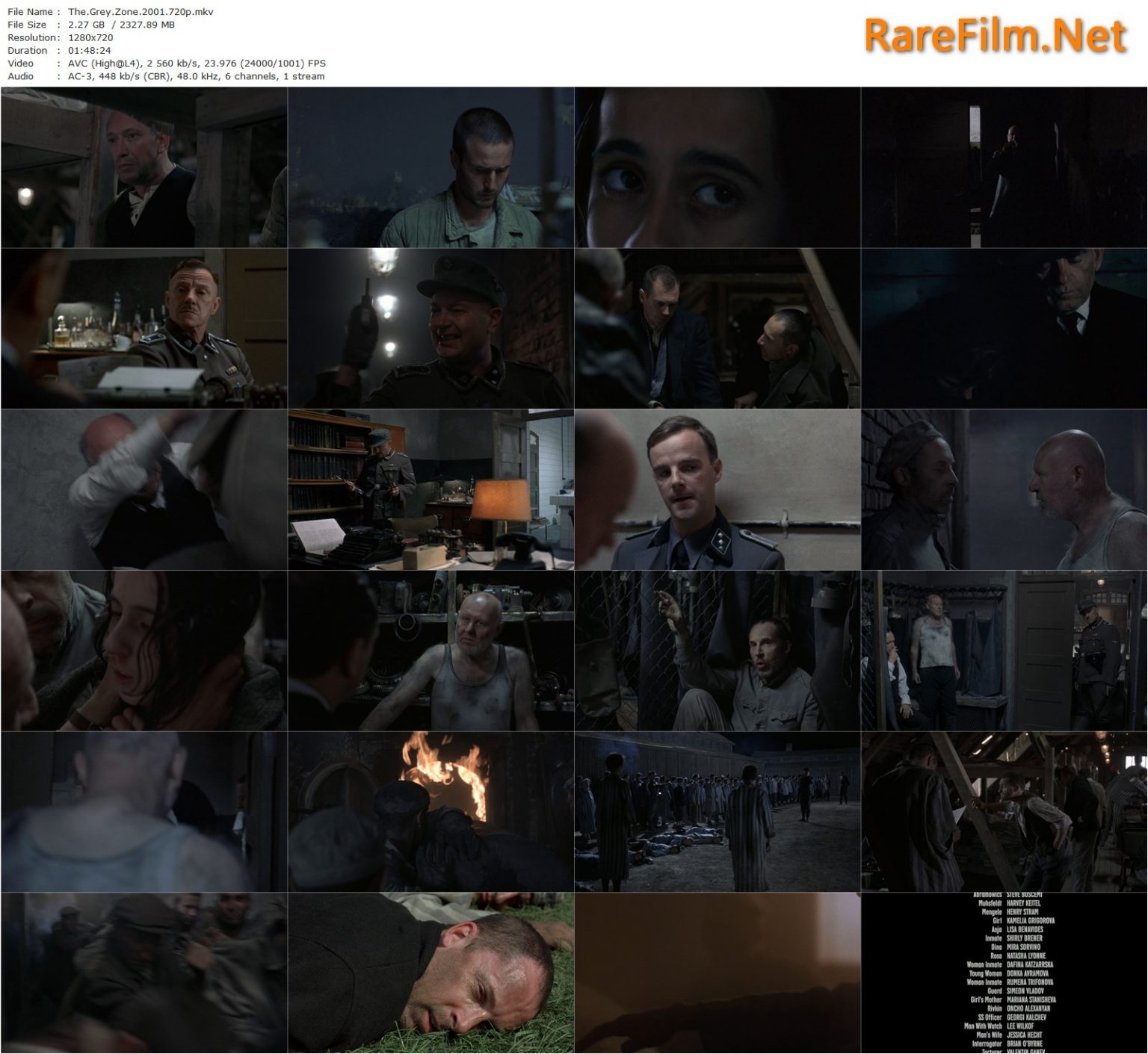 The Grey Zone (2001) Tim Blake Nelson, David Arquette, Velizar Binev