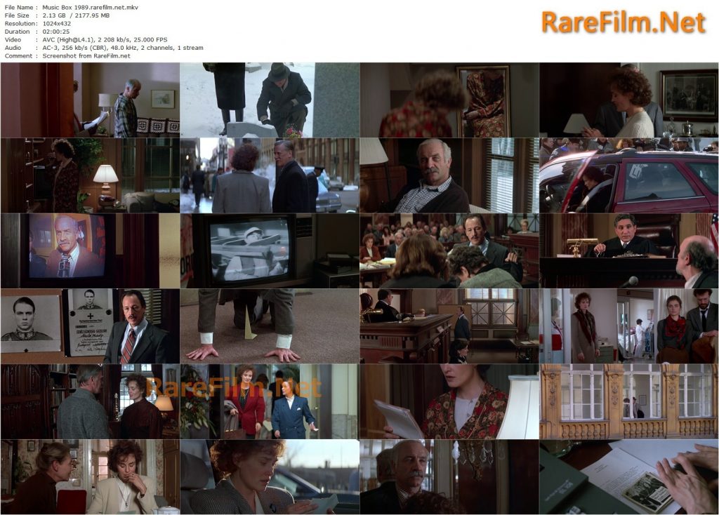 Music Box (1989) CostaGavras, Jessica Lange, Armin MuellerStahl