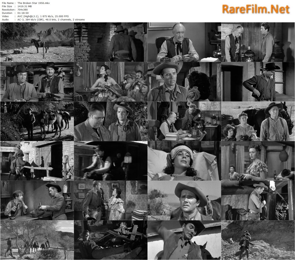 The Broken Star (1956) Lesley Selander, Howard Duff, Lita Baron, Bill