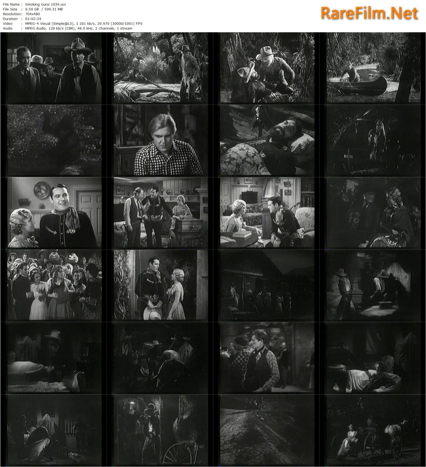 Smoking Guns (1934) Alan James, Ken Maynard, Gloria Shea, Walter Miller