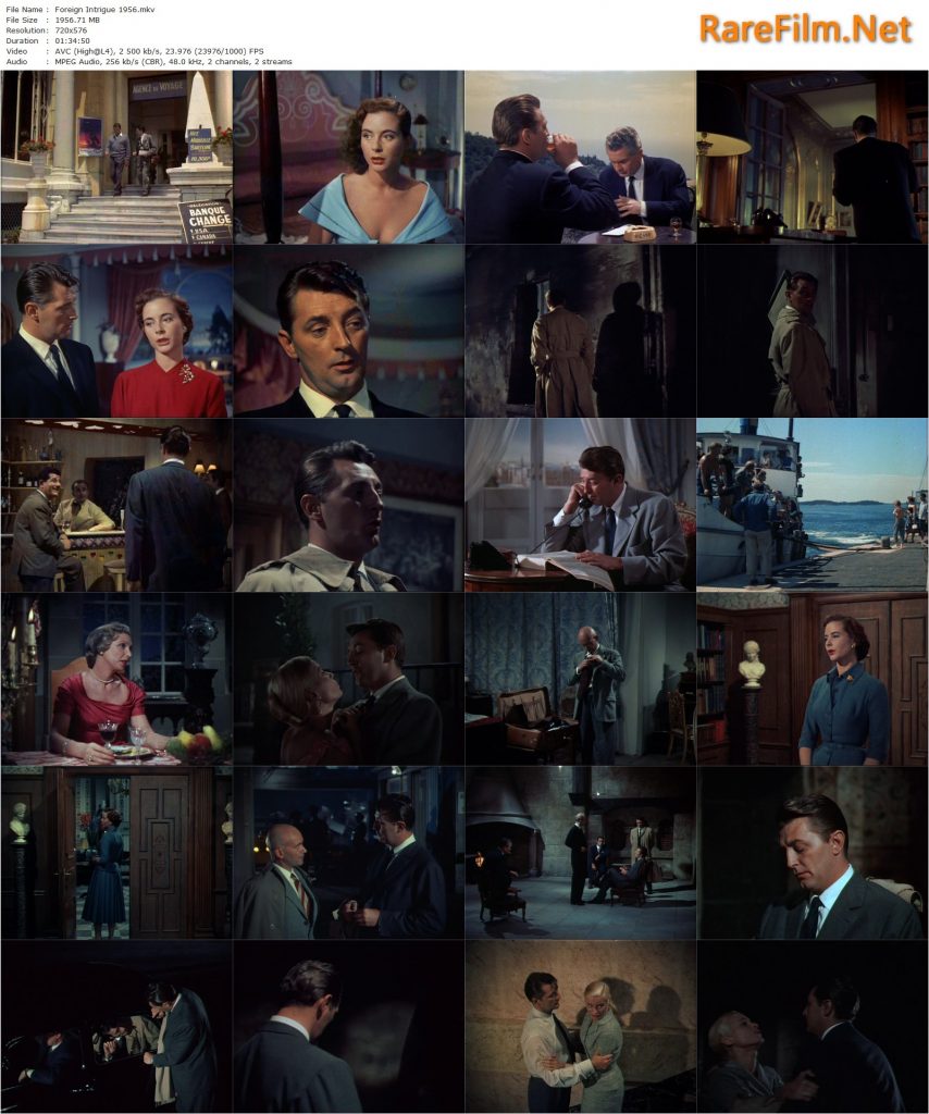 Foreign Intrigue (1956) Sheldon Reynolds, Robert Mitchum, Geneviève