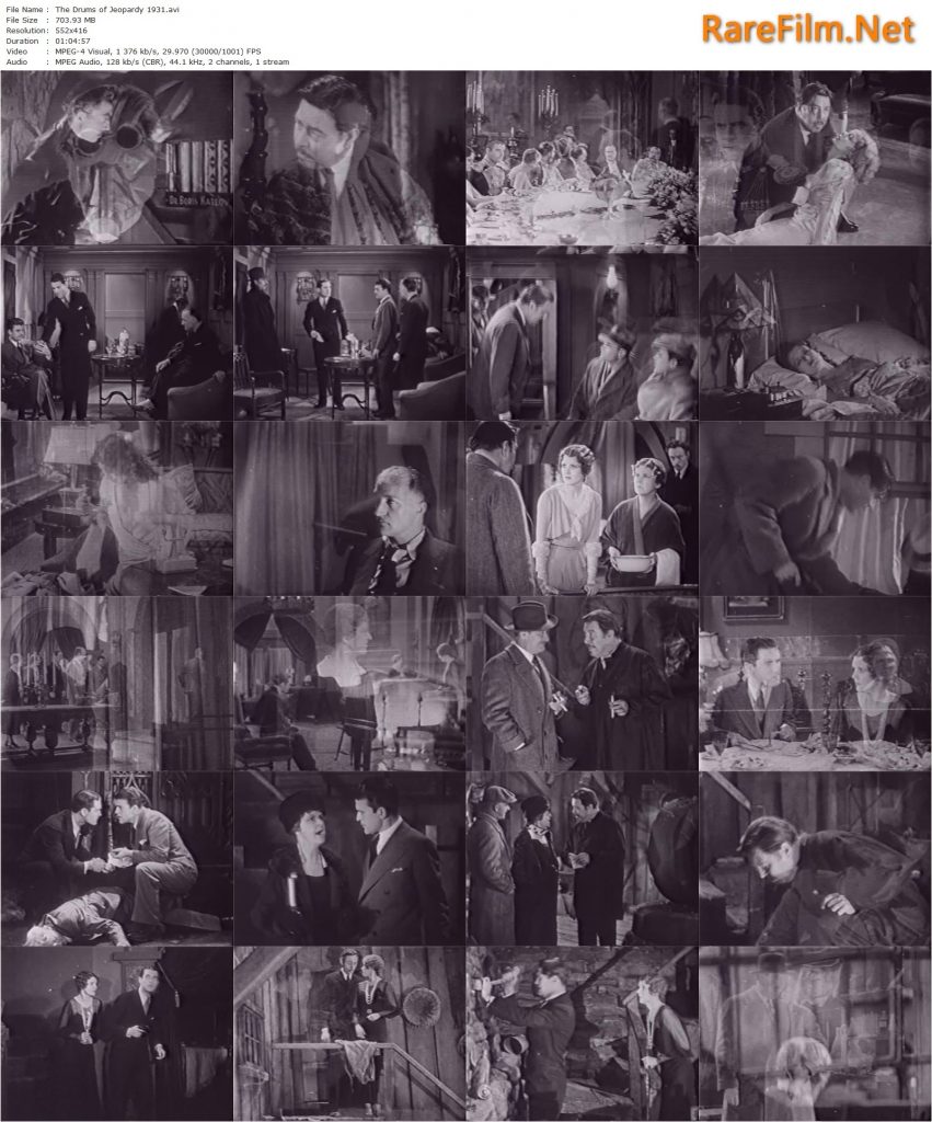 The Drums of Jeopardy (1931) B. Seitz, Warner Oland, June