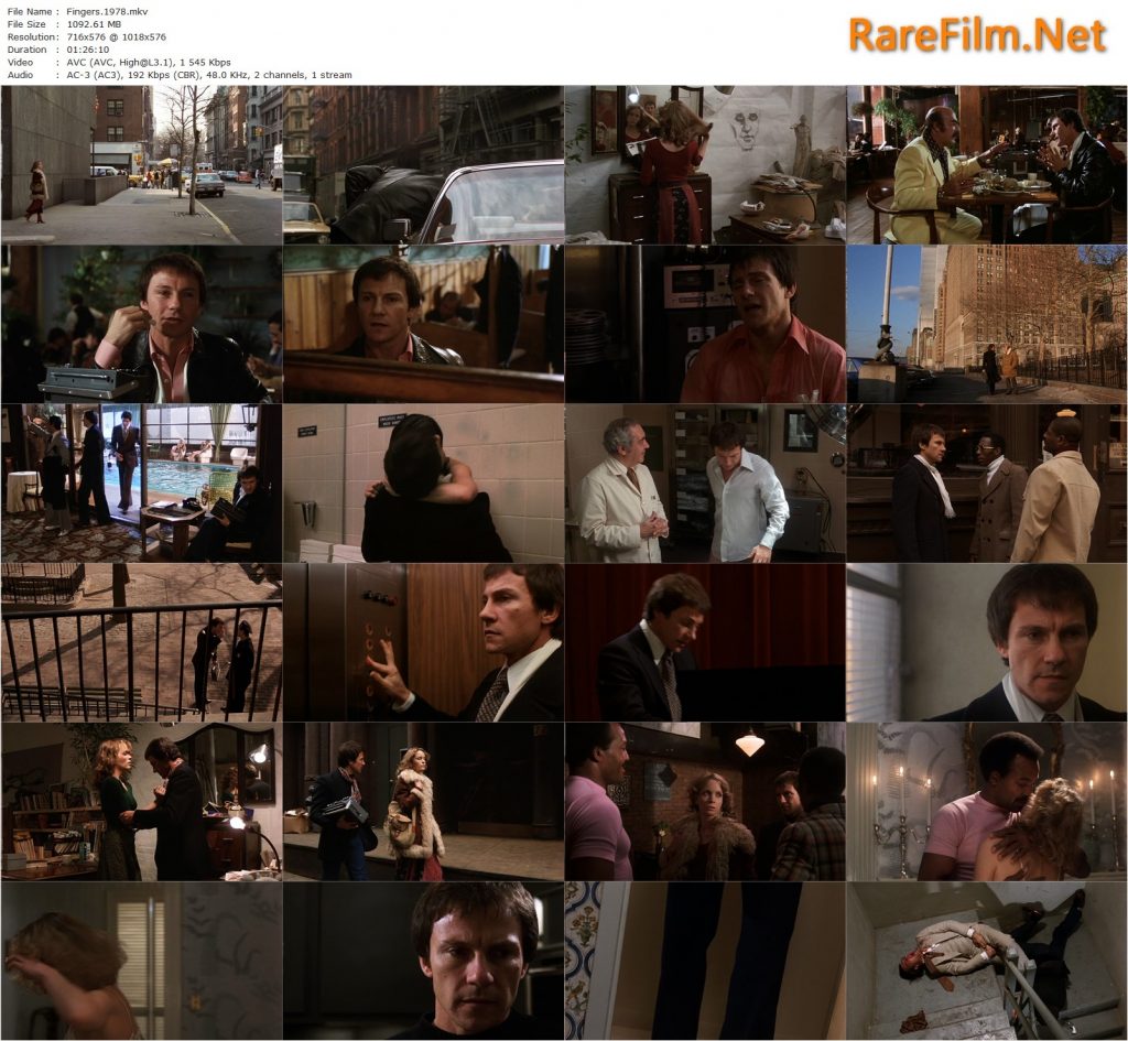 Fingers (1978) James Toback, Harvey Keitel, Tisa Farrow, Jim Brown