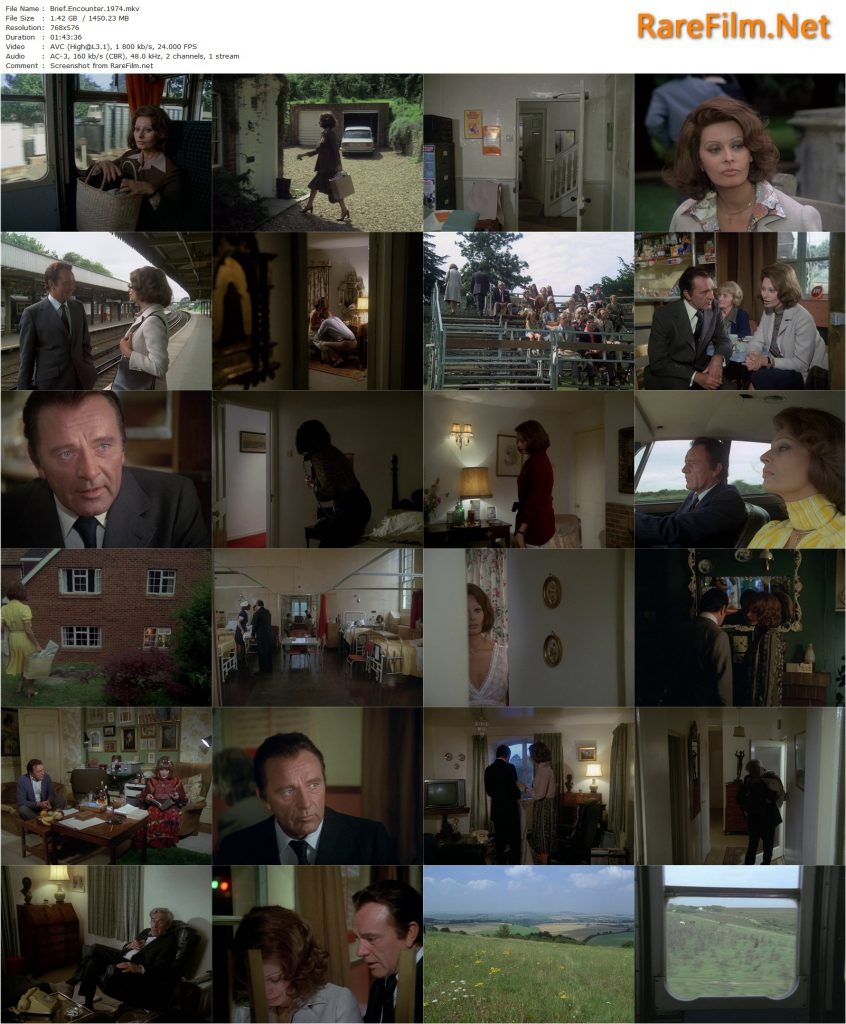 Brief Encounter (1974) Alan Bridges, Richard Burton, Sophia Loren, Jack Hedley RareFilm
