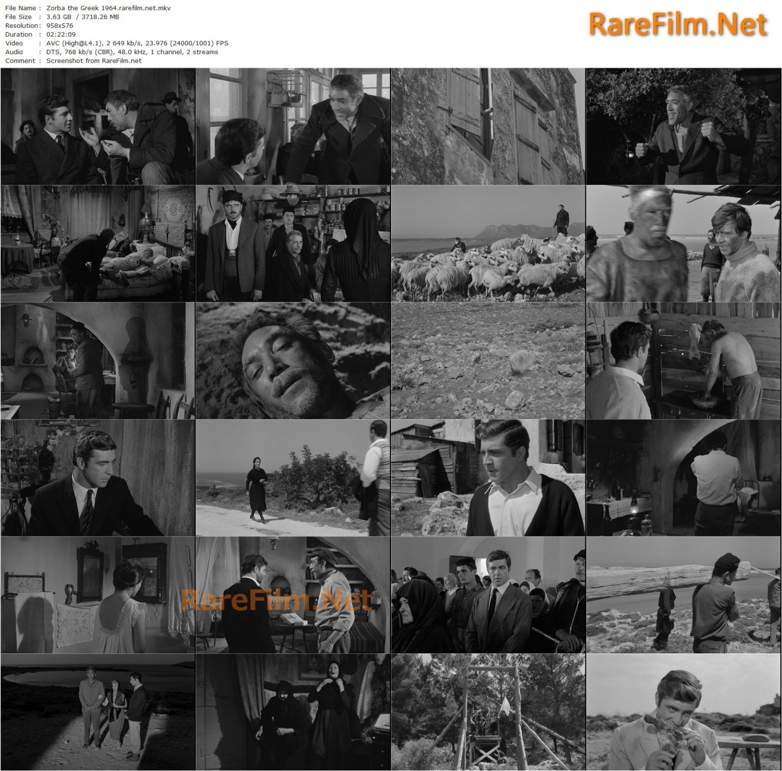 Zorba the Greek AKA Alexis Sorbas (1964) Mihalis Kakogiannis, Anthony