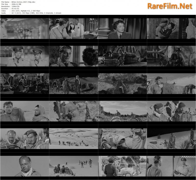 Bitter Victory 1957 Nicholas Ray Richard Burton Curd Jürgens Ruth Roman Rarefilm