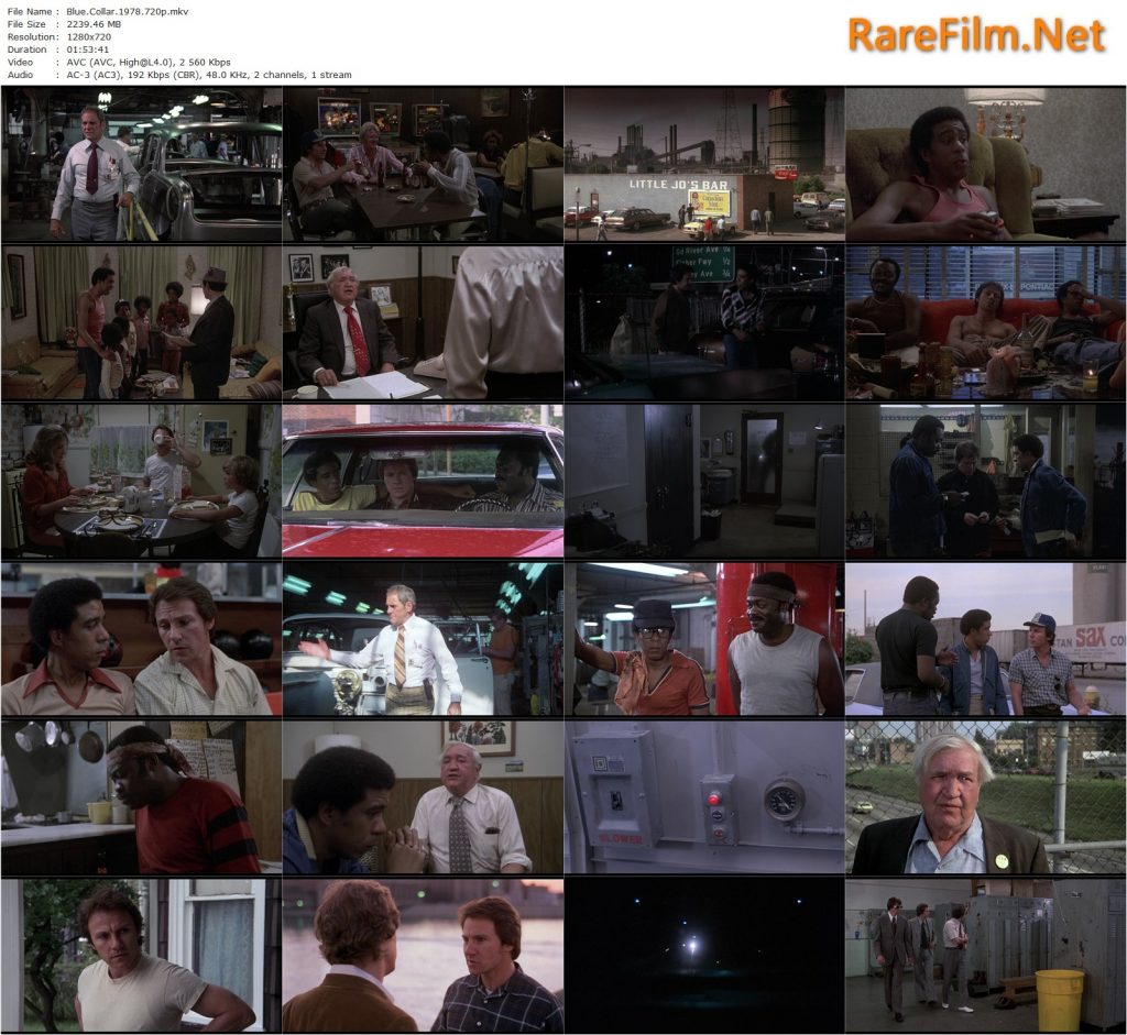 Blue Collar (1978) Paul Schrader, Richard Pryor, Harvey Keitel, Yaphet