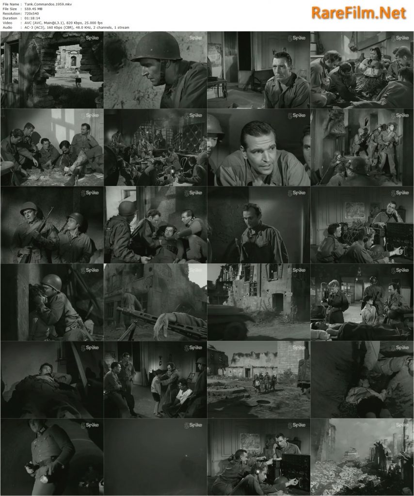 Tank Commandos (1959) Burt Topper, Donato Farretta, Robert Barron
