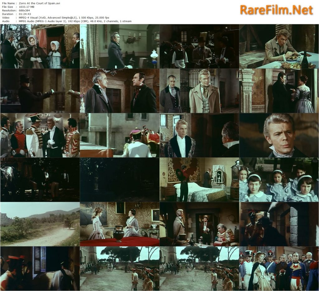 Zorro in the Court of Spain AKA Zorro alla corte di Spagna (1962) Luigi