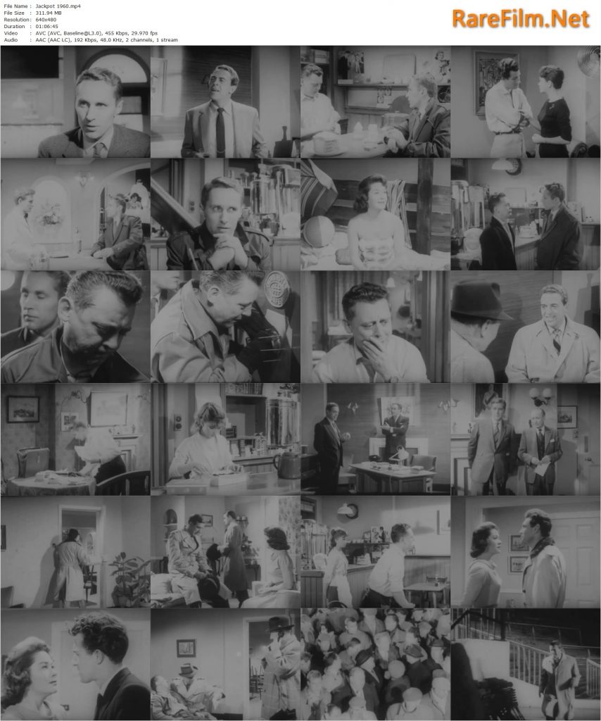 Jackpot (1960) Montgomery Tully, William Hartnell, Betty McDowall