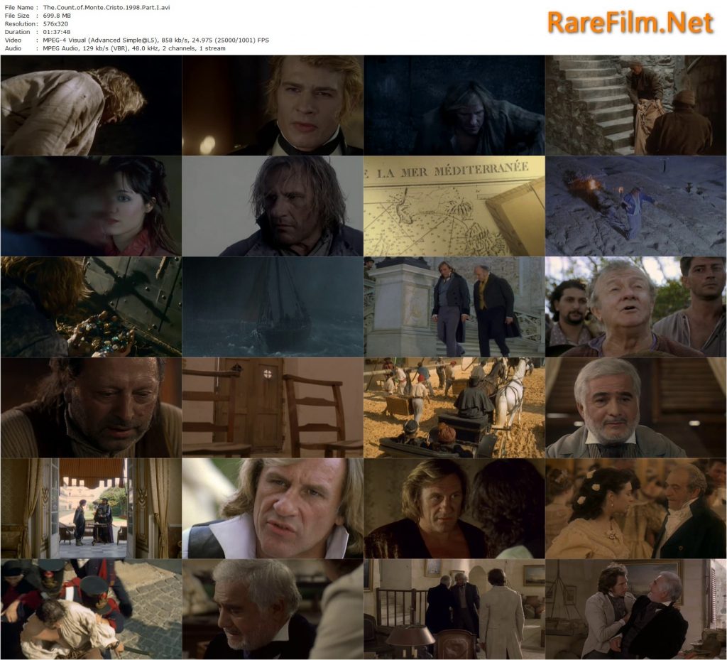 The Count of Monte Cristo (1998) Josée Dayan, Gérard Depardieu, Ornella Muti, Jean Rochefort