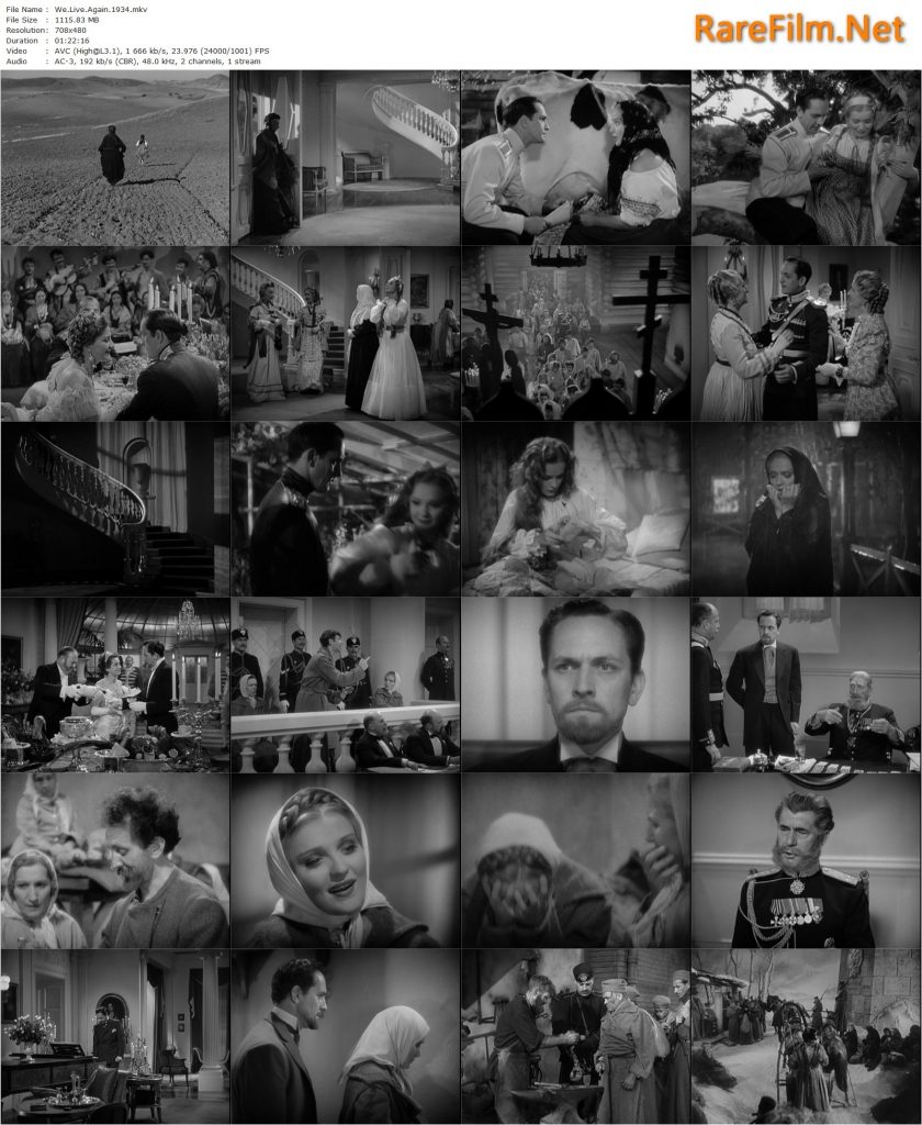 We Live Again (1934) Rouben Mamoulian, Anna Sten, Fredric March, Jane