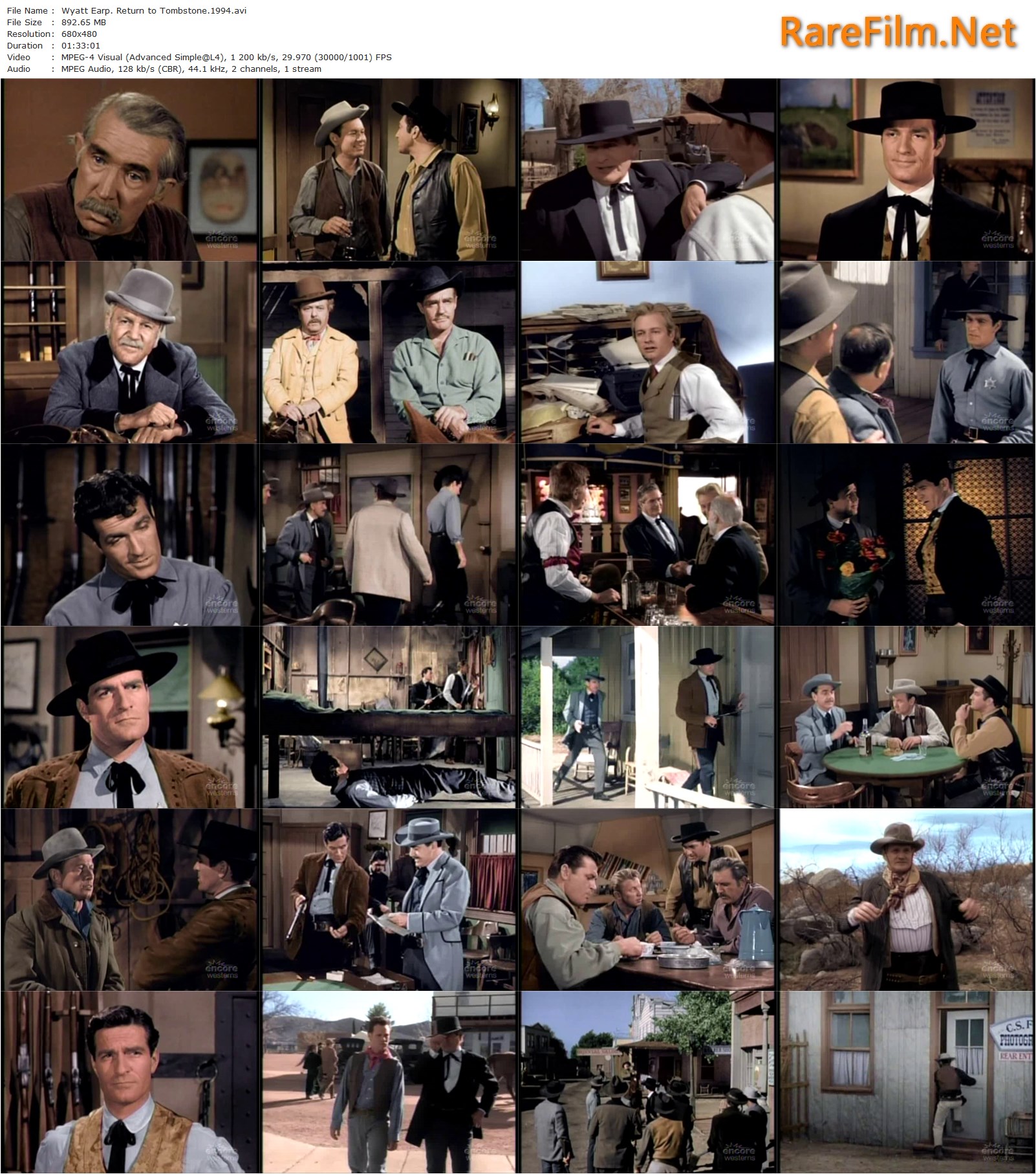 Wyatt Earp Return to Tombstone (1994) Paul Landres, Frank McDonald