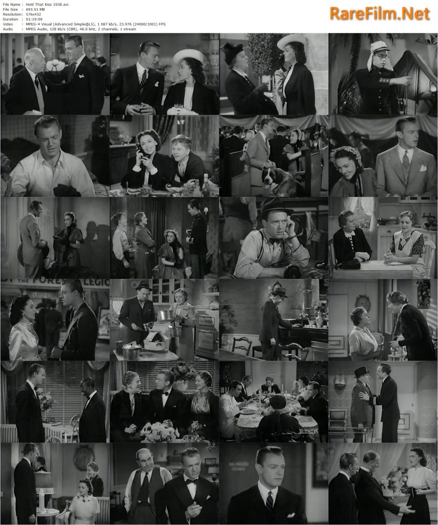 Hold That Kiss 1938 Edwin L Marin Maureen O Sullivan Dennis O Keefe Mickey Rooney RareFilm