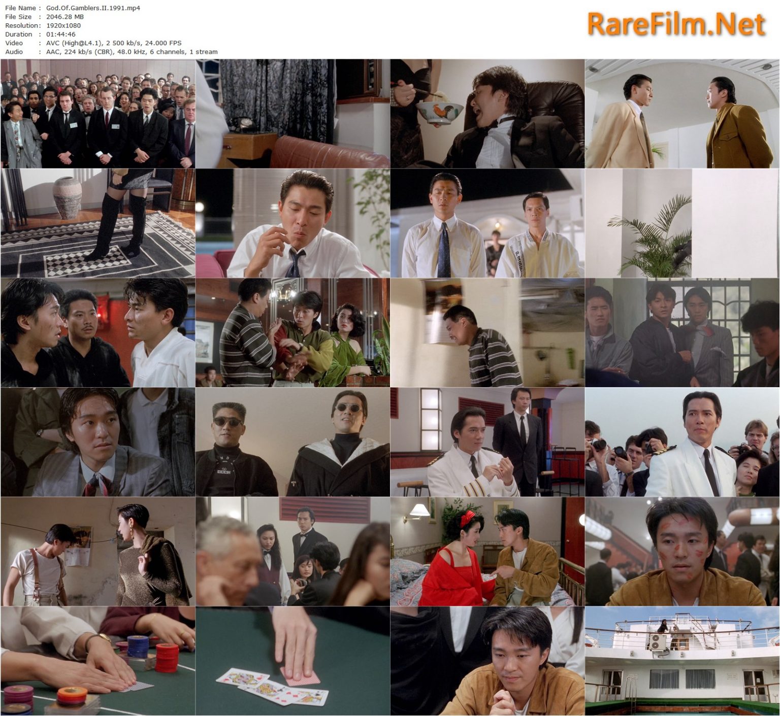 God of Gamblers II AKA Dou hap (1990) Jing Wong, Andy Lau, Stephen Chow, ManTat Ng RareFilm