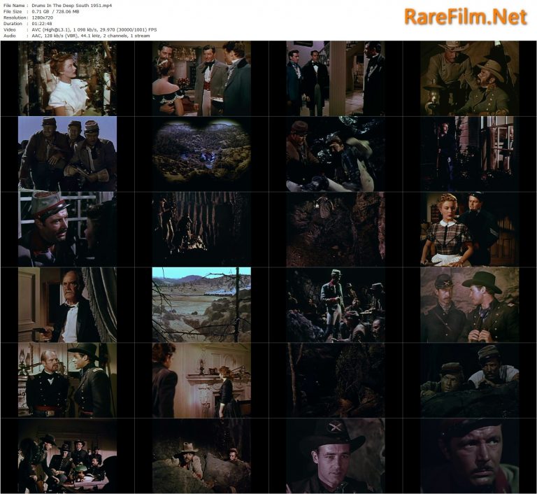 Drums in the Deep South (1951) William Cameron Menzies, James Craig