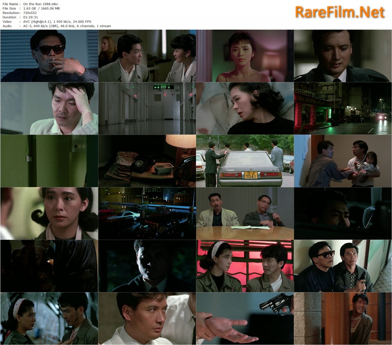 On the Run AKA Mong ming yuen yeung (1988) Alfred Cheung, Biao Yuen