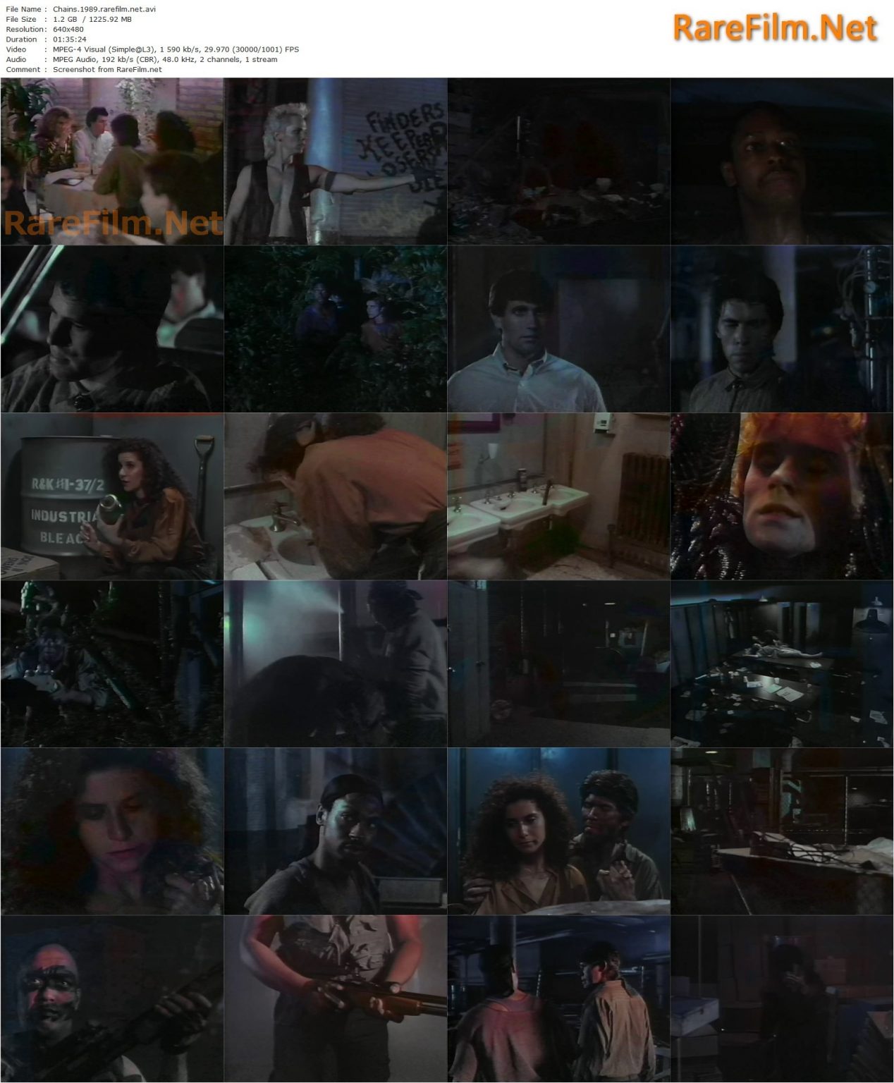 Chains (1989) Roger J. Barski, Oscar Jordan, Michael Dixon, Howard