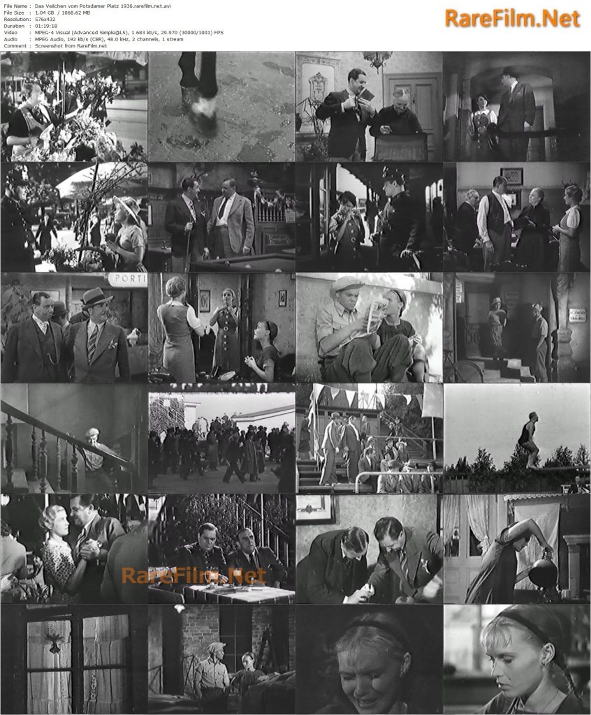 Violet of Potsdam Square AKA Das Veilchen vom Potsdamer Platz (1936) J