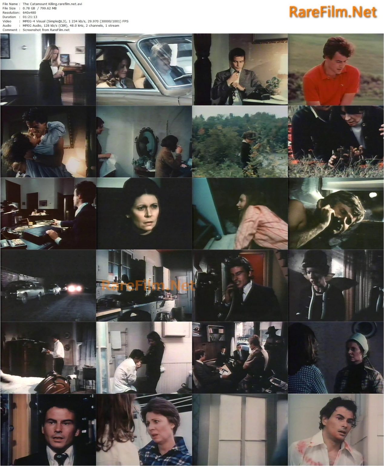 The Catamount Killing AKA Pittsville Ein Safe voll Blut (1974