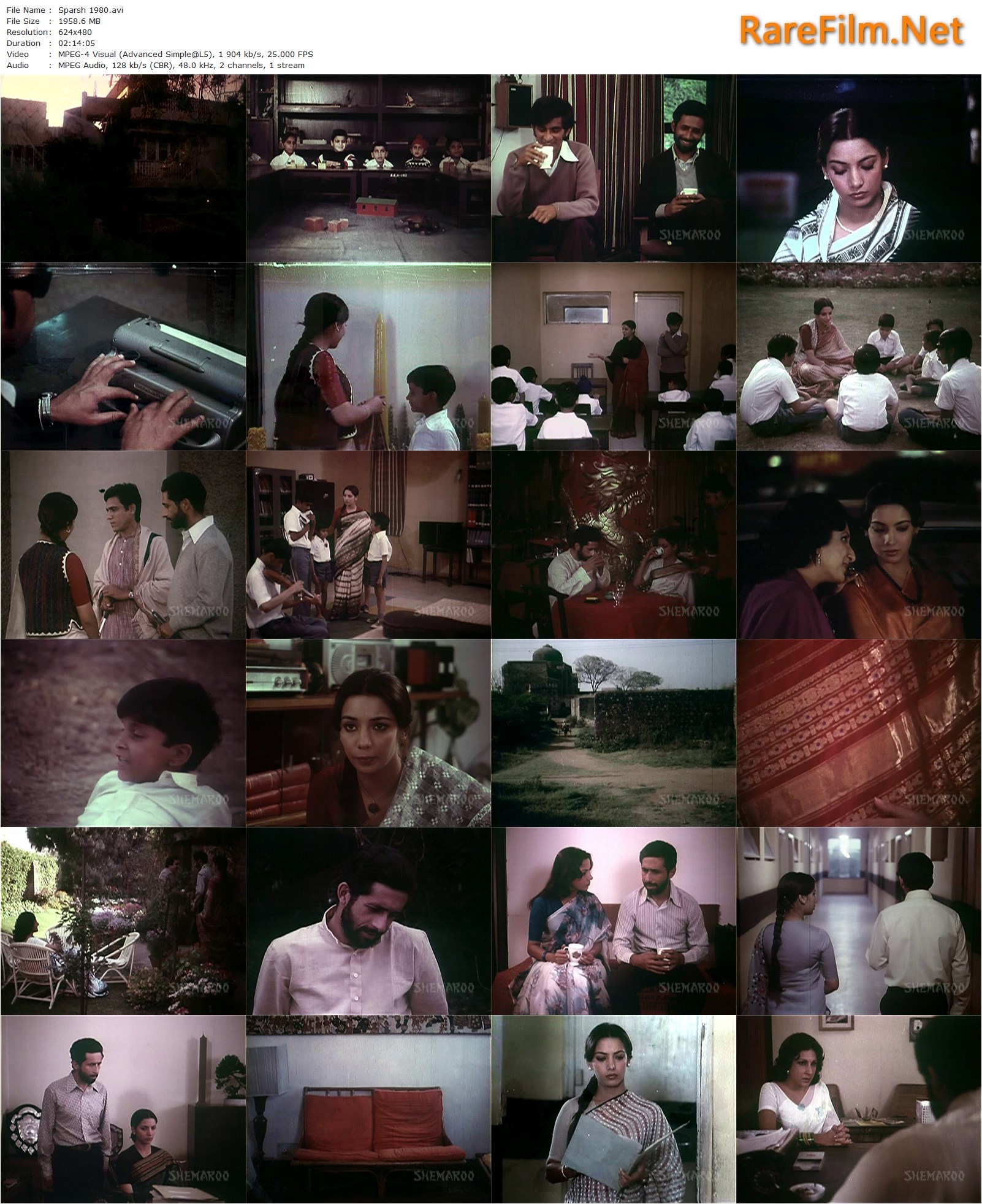 The Touch AKA Sparsh (1980) Sai Paranjape, Shabana Azmi, Naseeruddin ...